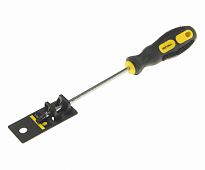 Отвертка TORX T25х125мм Ø5мм магнитная с противоскользящей ручкой (с держателем ) ER-7DT-04H ЭВРИКА 